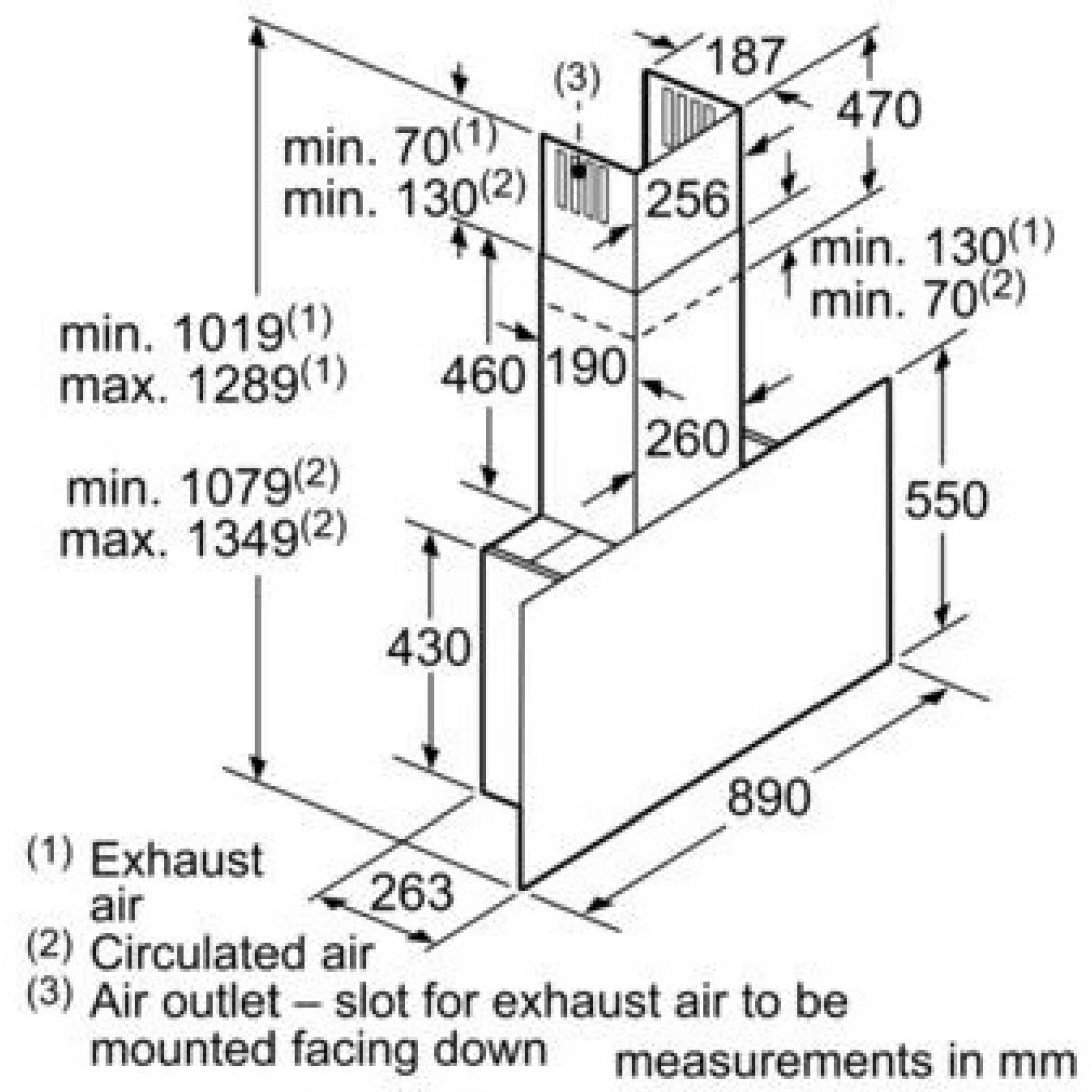 Máy Hút Mùi Bosch HMH.DWF97RV60B Gắn Tường - Bếp Việt Pro