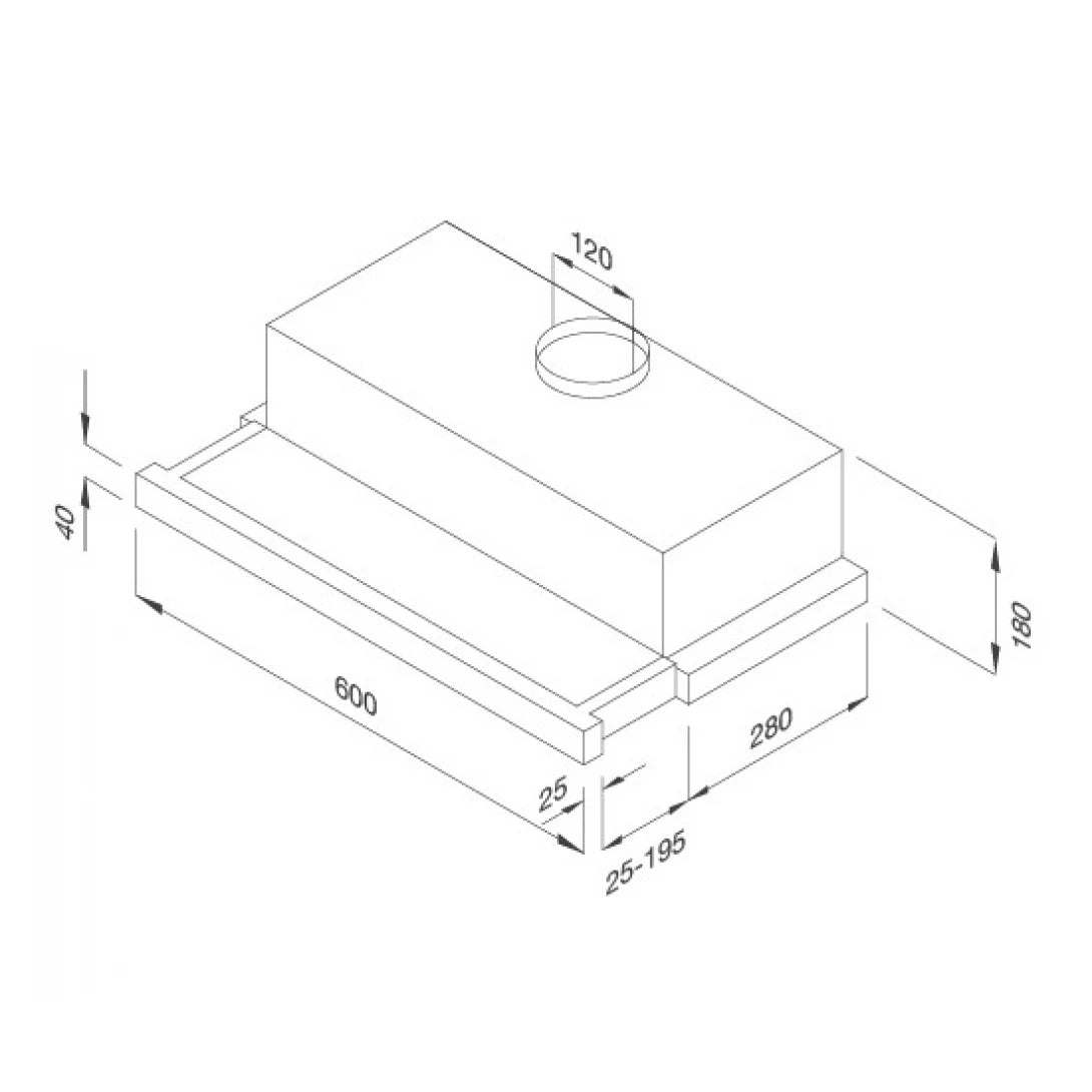 Máy Hút Khói Khử Mùi Malloca K1506 Âm Tủ