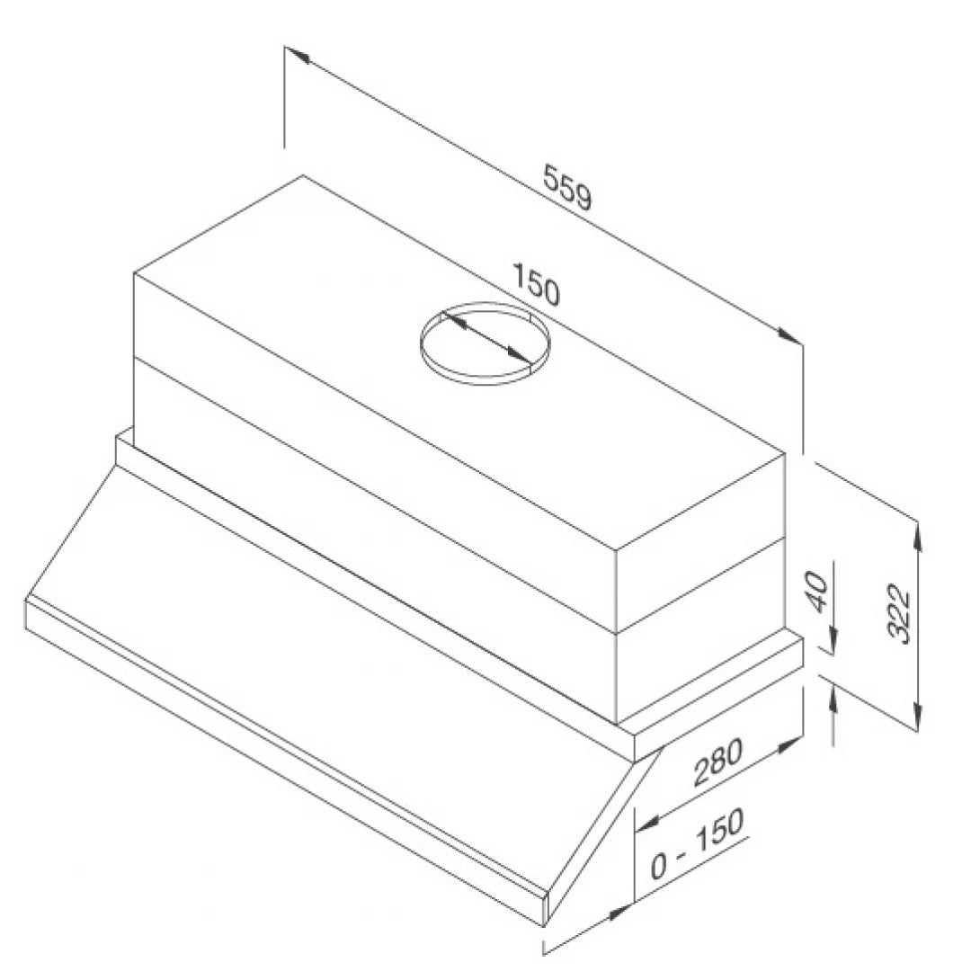 Máy Hút Khói Khử Mùi Malloca ARNO-K0706 Âm Tủ