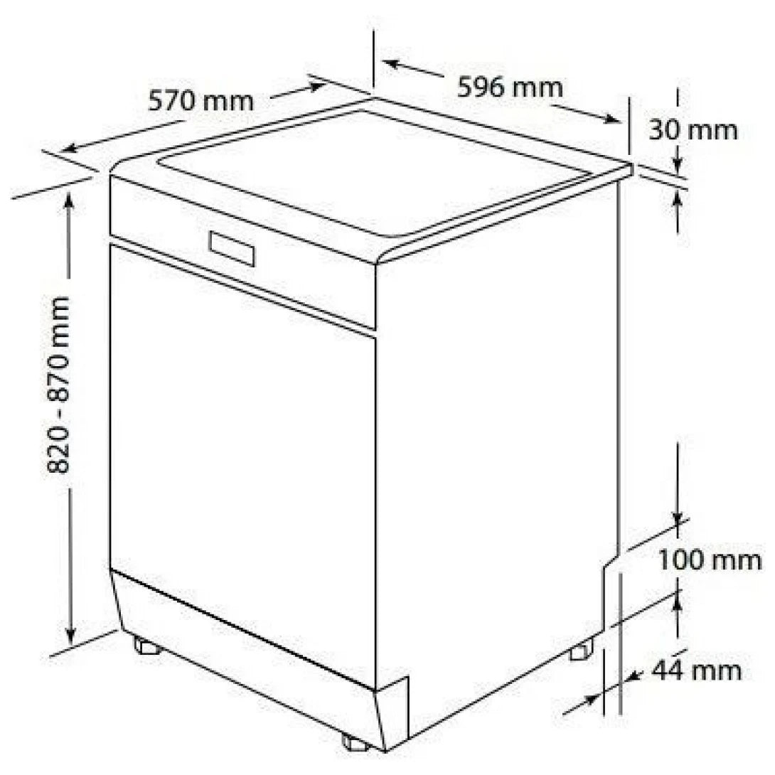 Máy Rửa Chén Độc Lập Hafele HDW-F60C 533.23.200