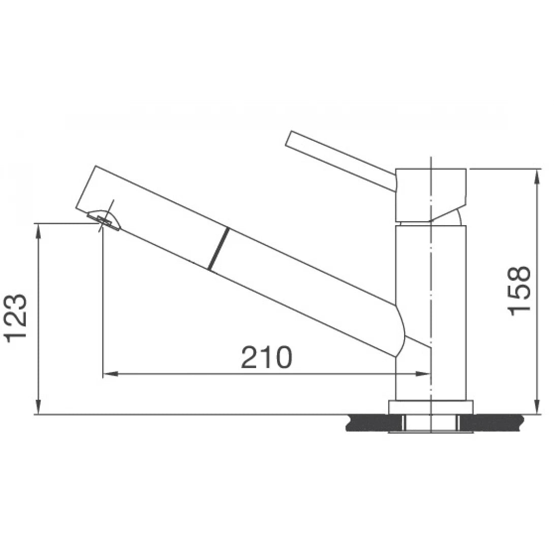 Vòi Bếp Rút Dây Malloca K110-S Nóng Lạnh Inox