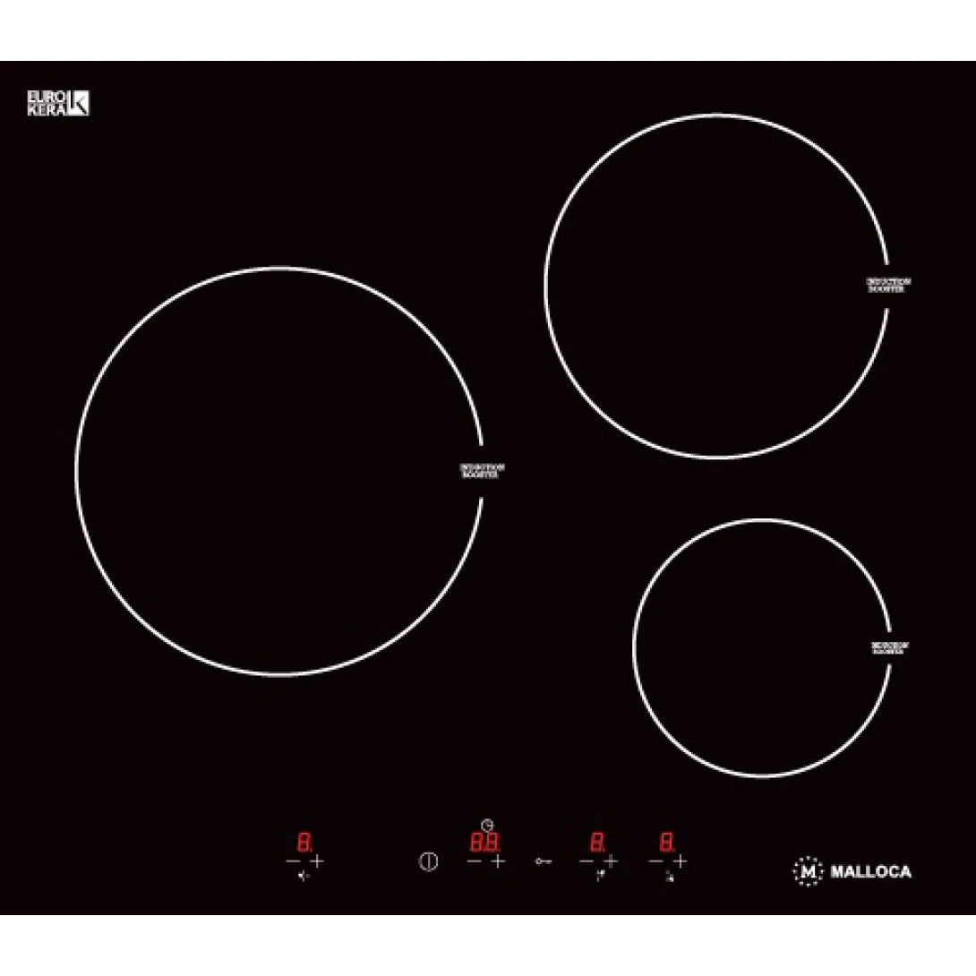 Bếp Điện Từ Malloca MH-03I 3 Vùng Nấu - Bếp Việt Pro