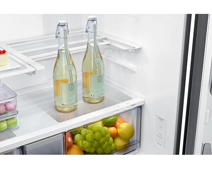 Tủ Lạnh SAMSUNG Bespoke 4 Cửa RF59CB66F8S/SV với Beverage Center™, 648 L, màu Trắng Thạch Anh/ Nâu Be - Bếp Việt Pro