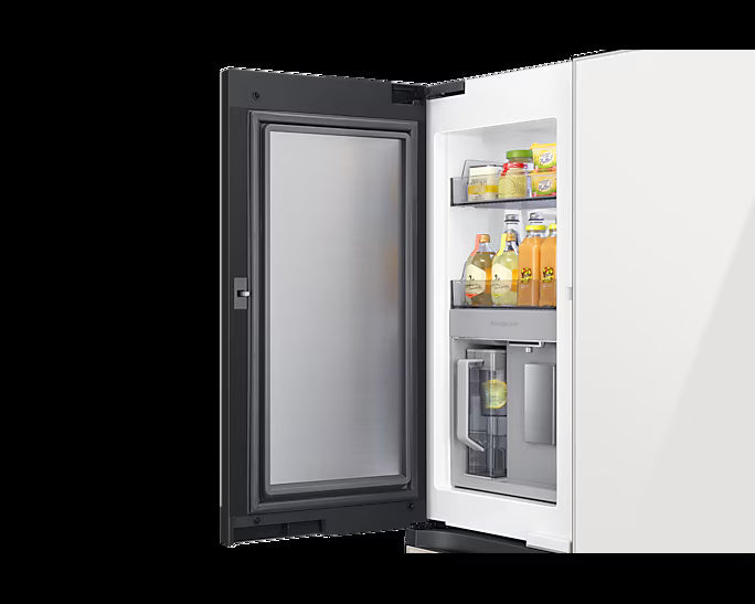 Tủ Lạnh SAMSUNG Bespoke 4 Cửa RF59CB66F8S/SV với Beverage Center™, 648 L, màu Trắng Thạch Anh/ Nâu Be - Bếp Việt Pro