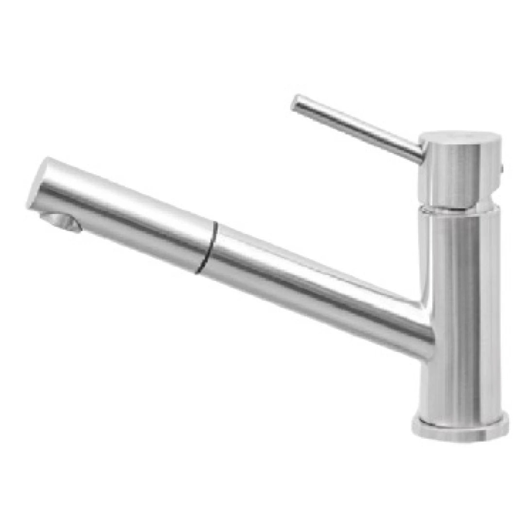 Vòi Bếp Rút Dây Malloca K110-S Nóng Lạnh Inox